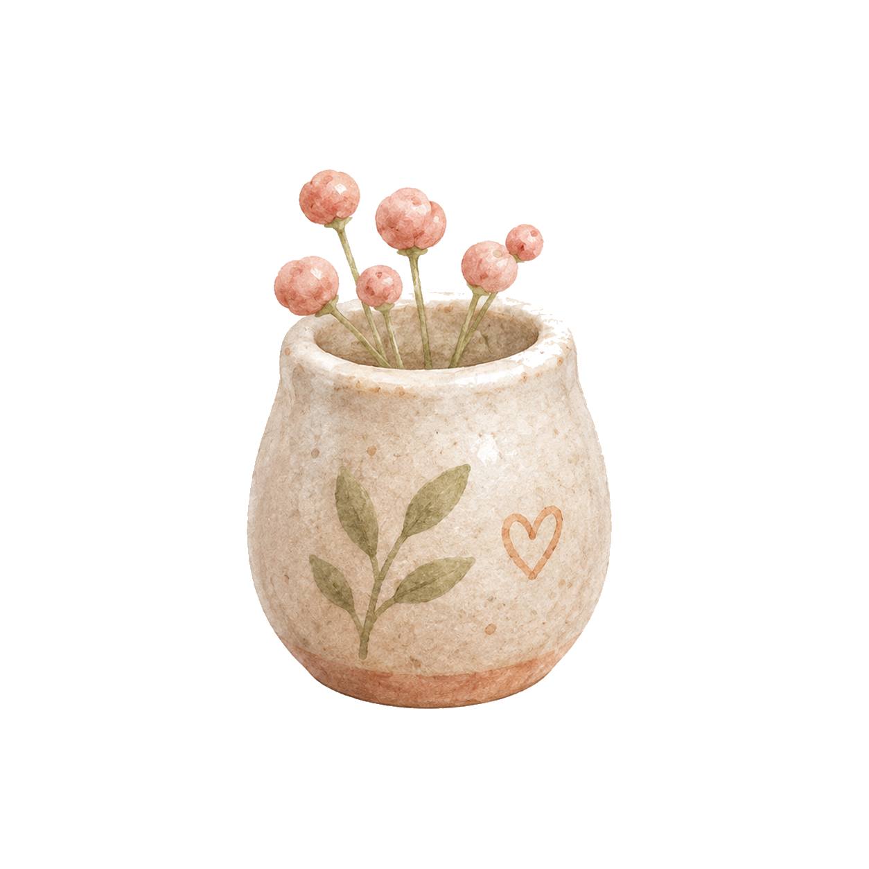 Petit vase peint